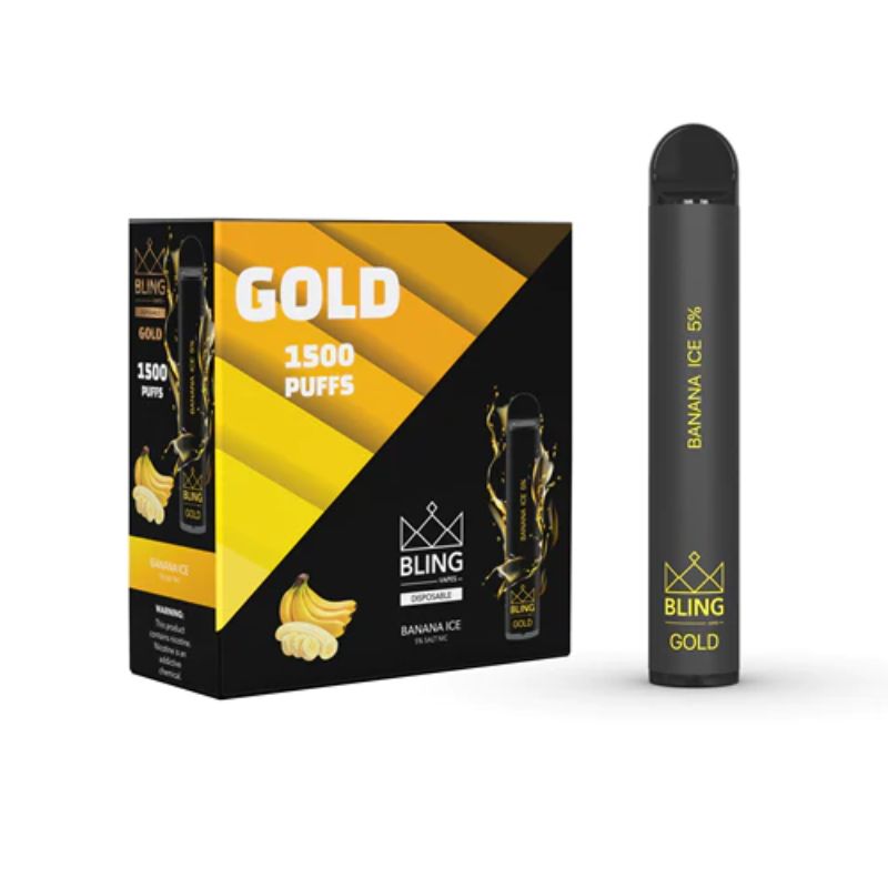 Bling Gold  E-Cigarette Disposable Vape Pod Kit